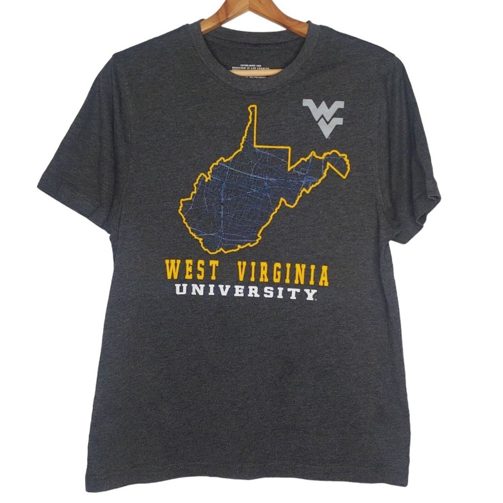 West Virginia University Mountaineers Mens Medium T Shirt WVU Short Sleeve